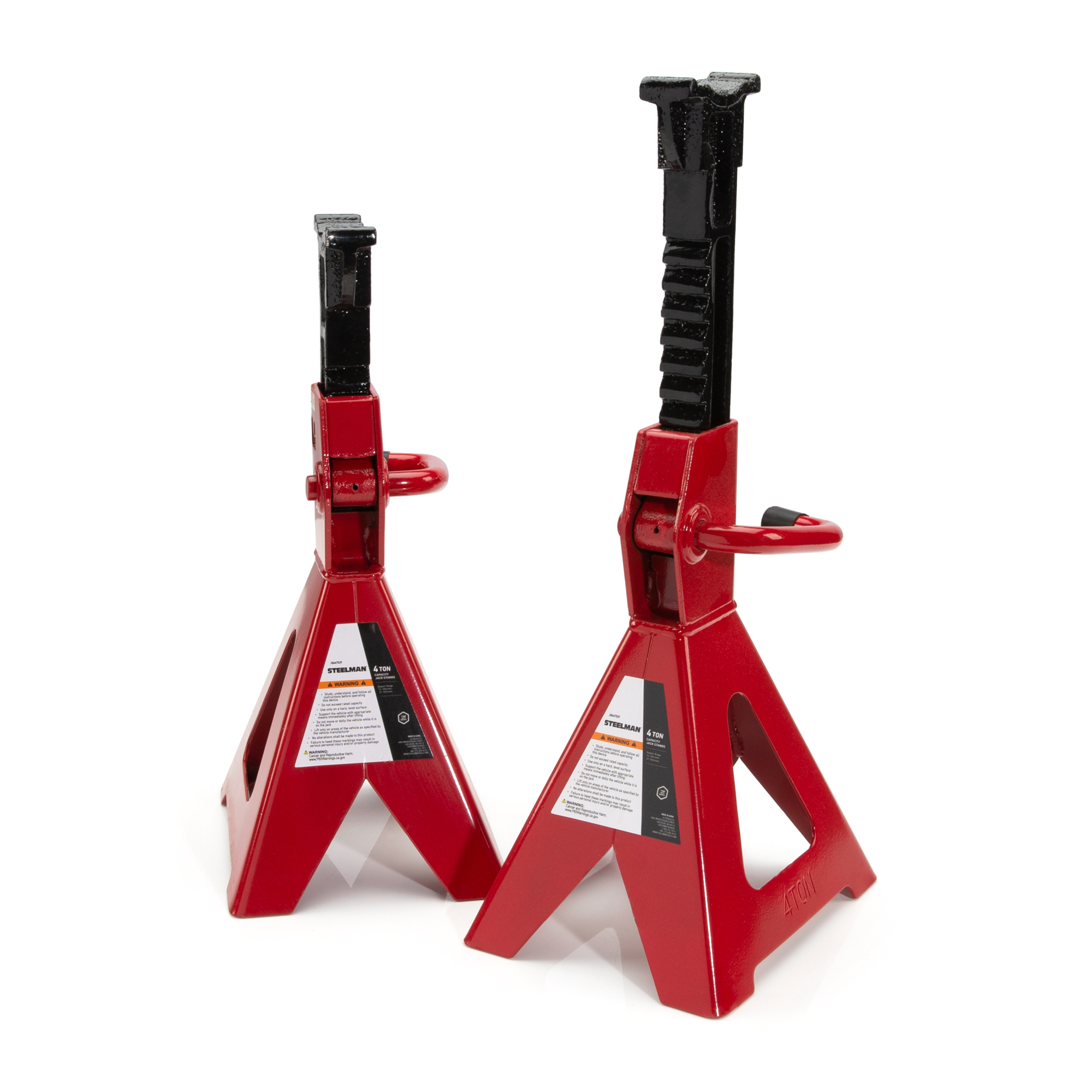 STEELMAN Professional 4-Ton Capacity Jack Stand Set (1 Pair), Model# JS647529